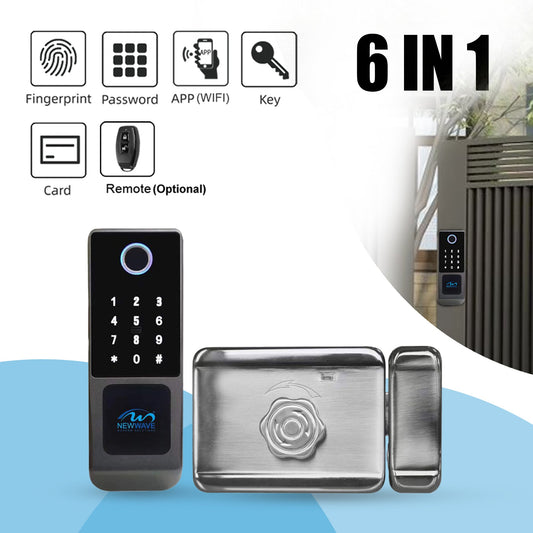 LK-104 (Digital Touchscreen Fingerprint Door Lock)