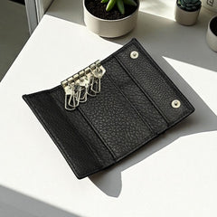 6 Ring Keychain BLACK/BROWN