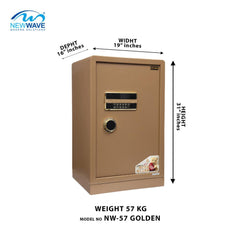 Digital Security Locker NW-KG-57 Golden