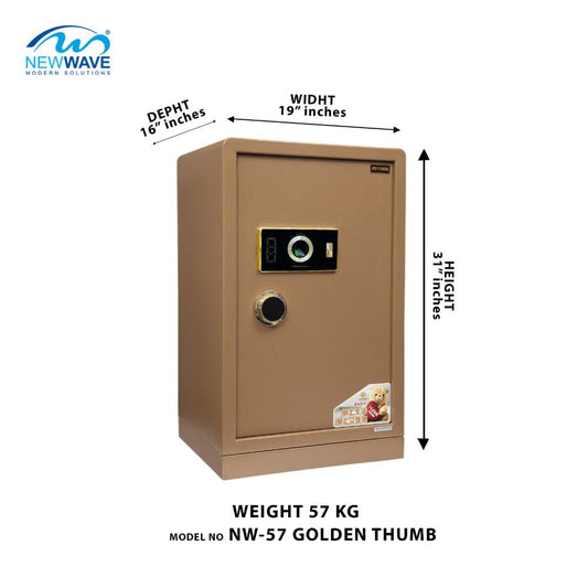 Digital Security Locker NW-KG-57 Golden Thumb