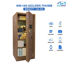 Digital Security Locker NW-KG-140 Golden Thumb